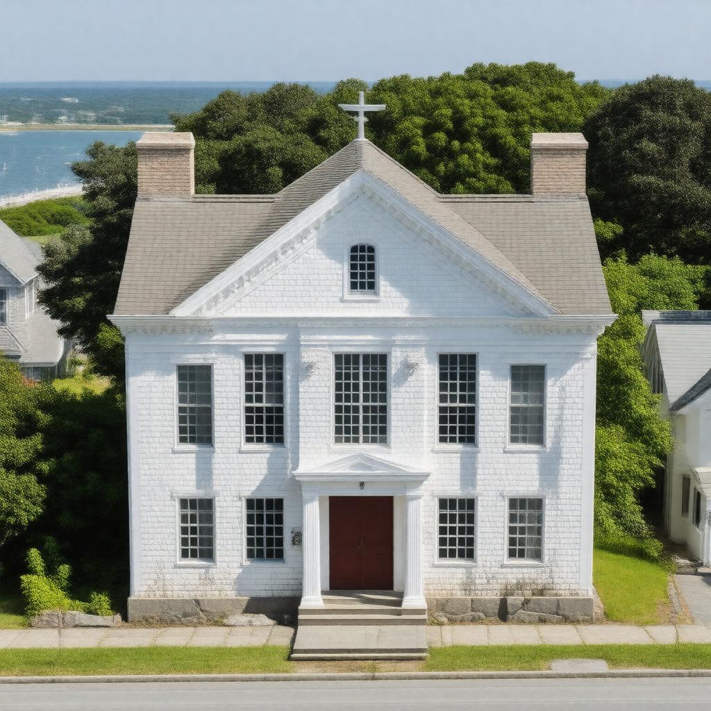 AI-created image of Martha's Vineyard Hebrew Center