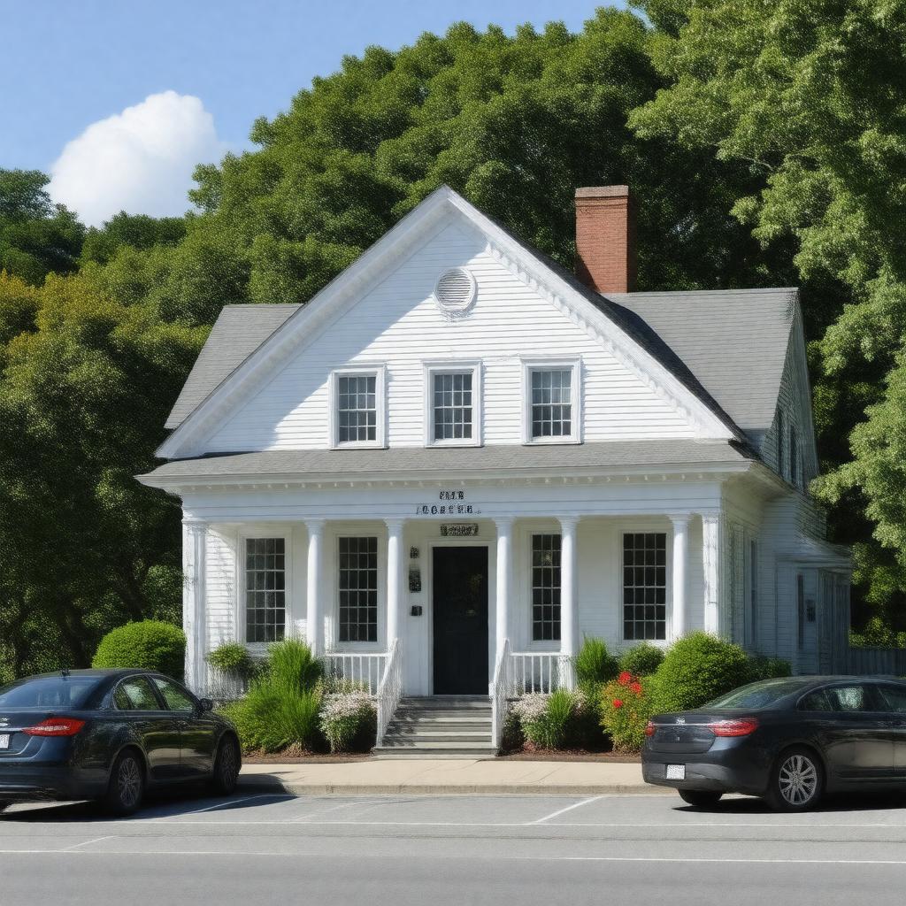 Click to view larger image AI-created image of Martha's Vineyard Hospital