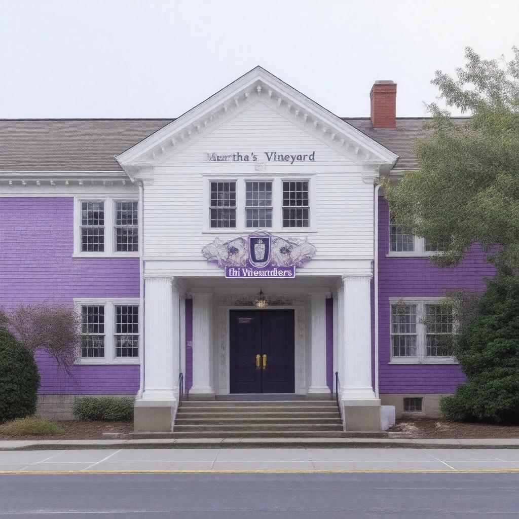 AI-created image of Martha's Vineyard Regional High School