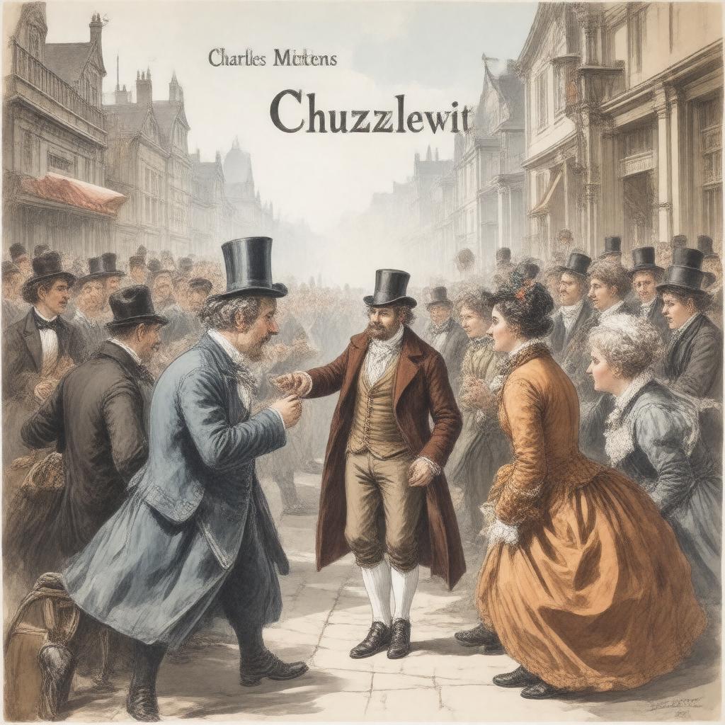 AI-created image of Martin Chuzzlewit