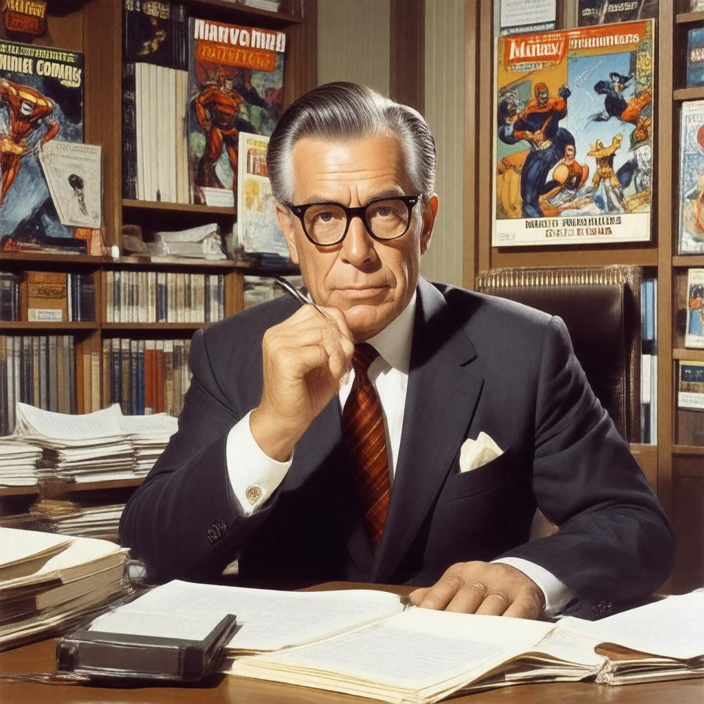 Click to view larger image AI-created image of Martin Goodman