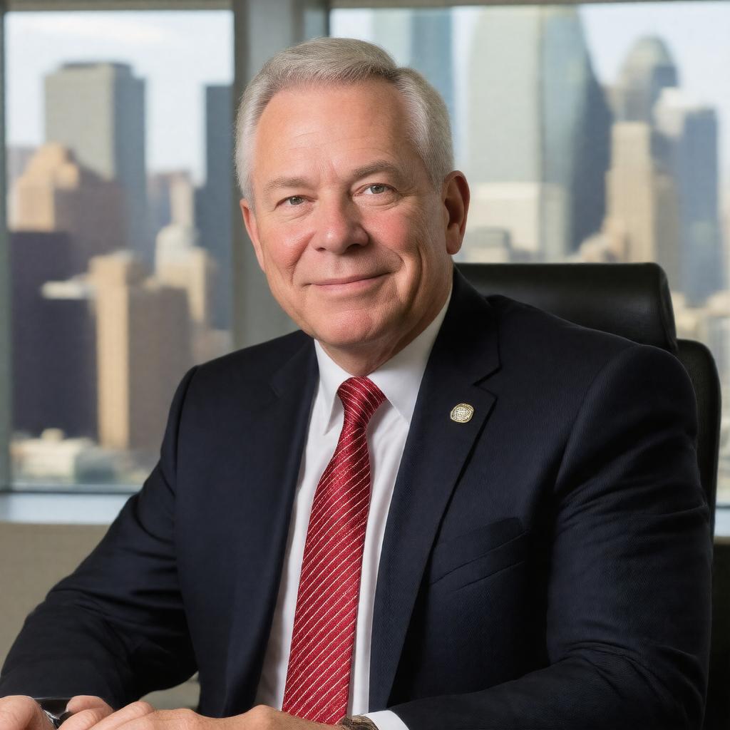 AI-created image of Martin J. Gruenberg