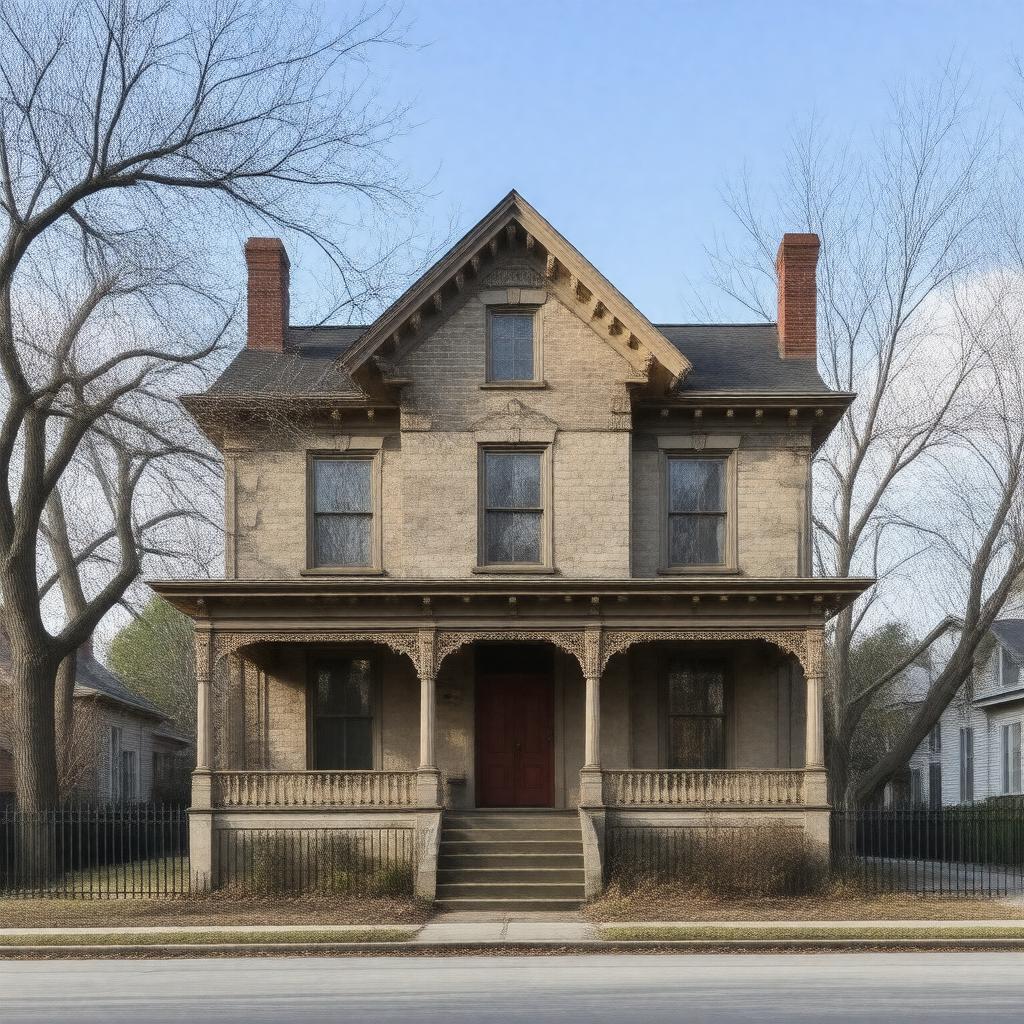 Click to view larger image AI-created image of Martin Luther King Jr.'s birth home