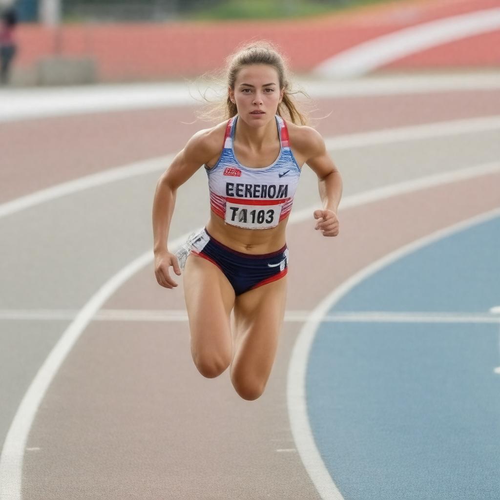 AI-created image of Martina Čechová