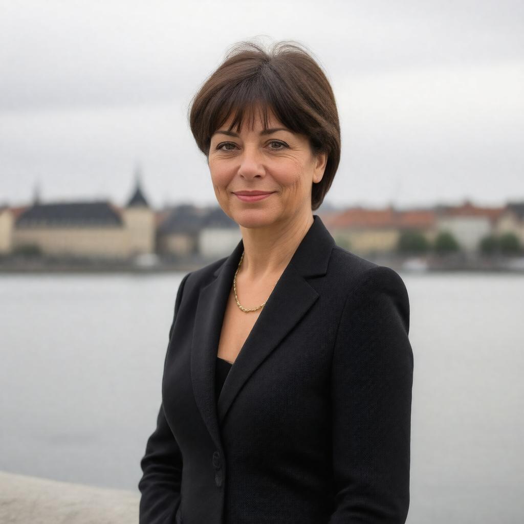 AI-created image of Martine Aubry