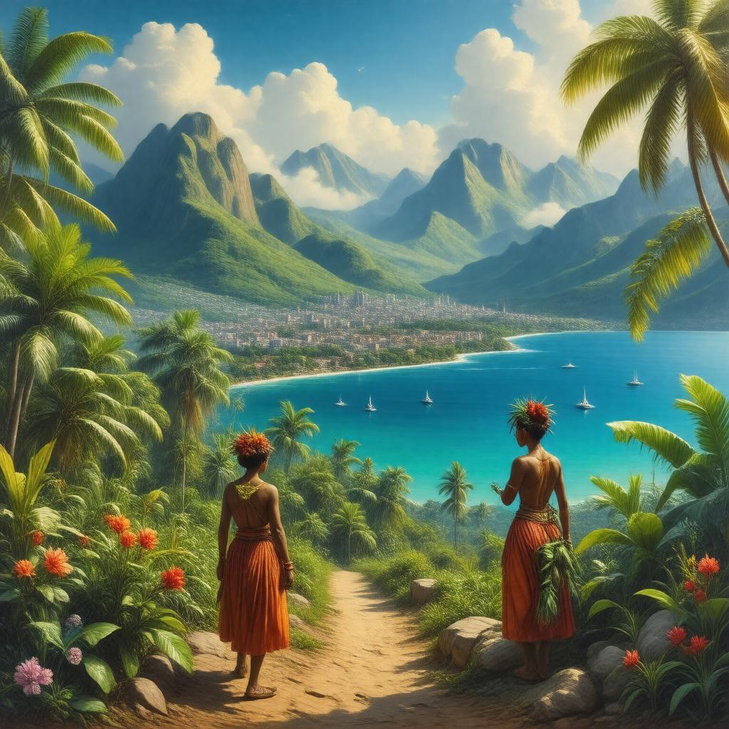 AI-created image of Martiniquais