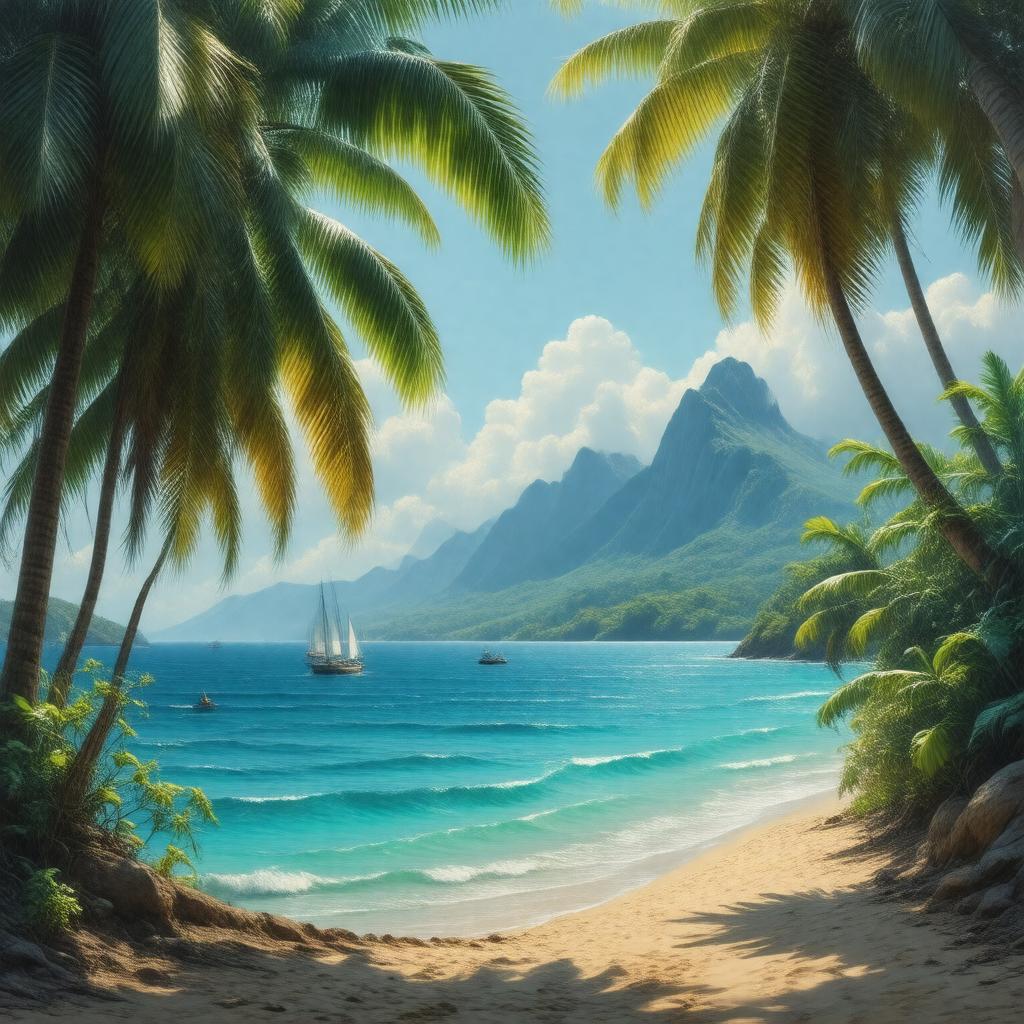 AI-created image of Martinique