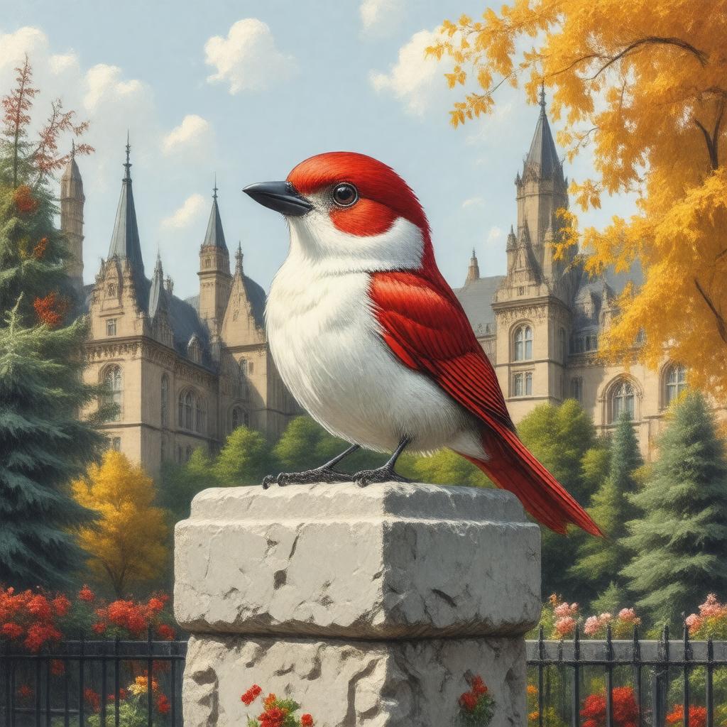 AI-created image of Marty the Martlet