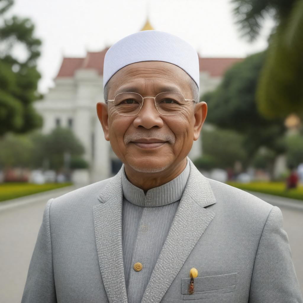 AI-created image of Ma'ruf Amin