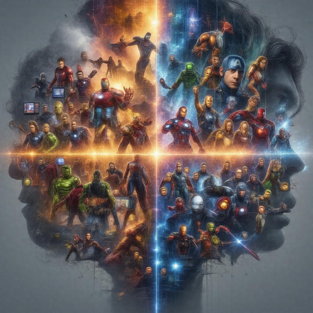 AI-created image of Marvel Cinematic Universe