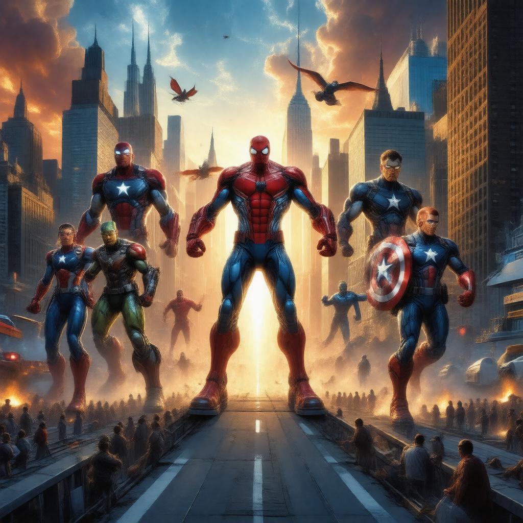 AI-created image of Marvel Comics