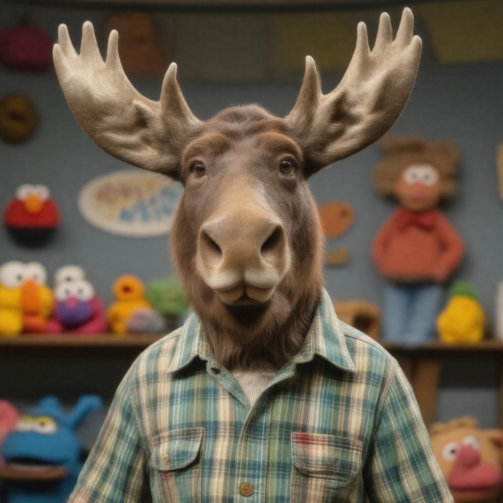 AI-created image of Marvin the Moose