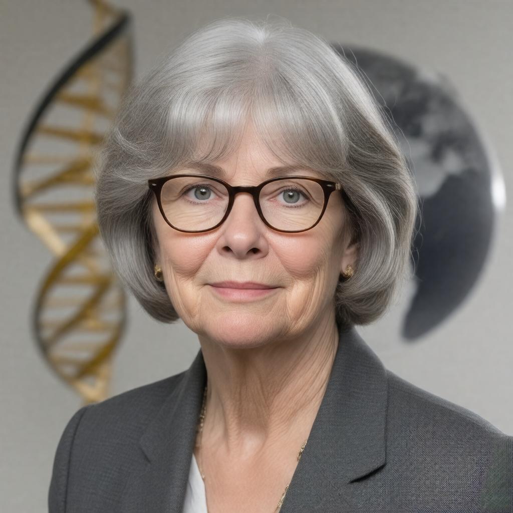 AI-created image of Mary-Claire King