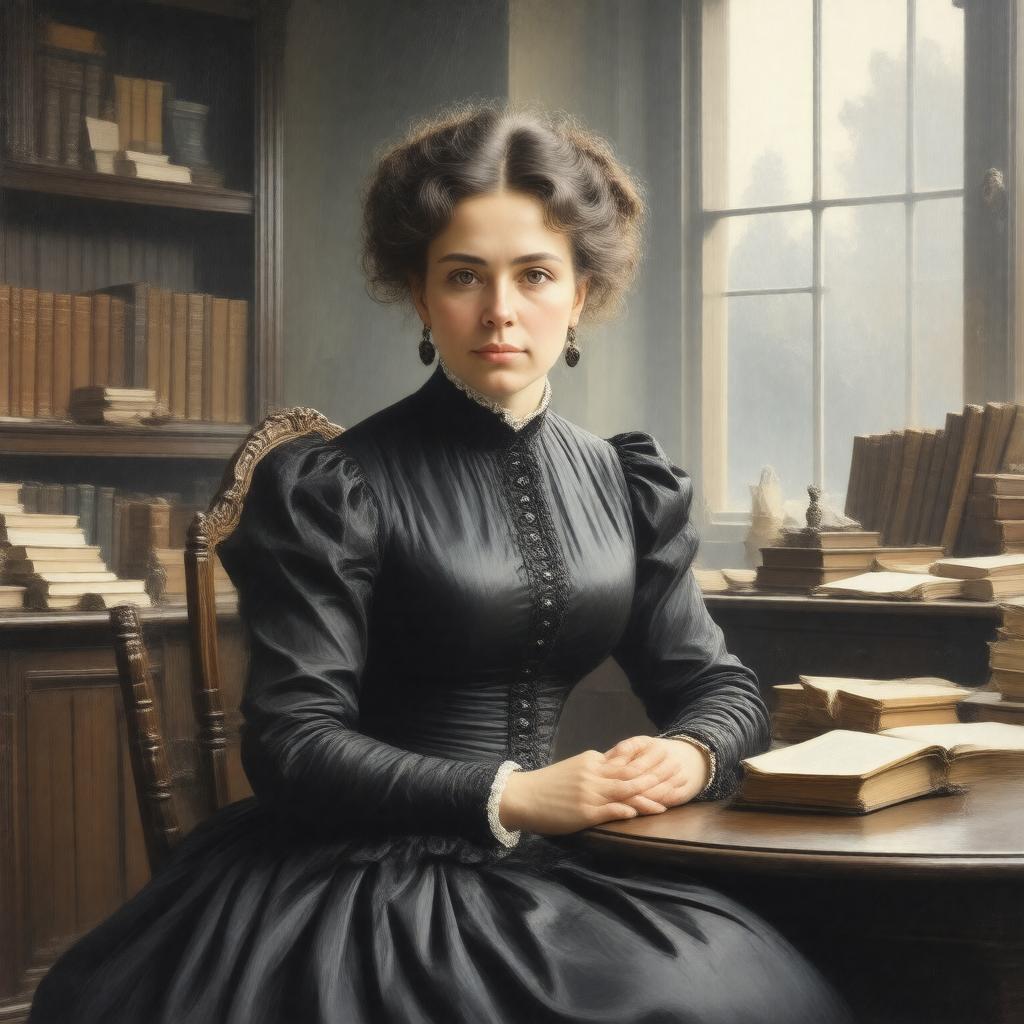 AI-created image of Mary Ann Evans