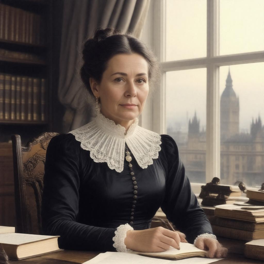 AI-created image of Mary Augusta Ward