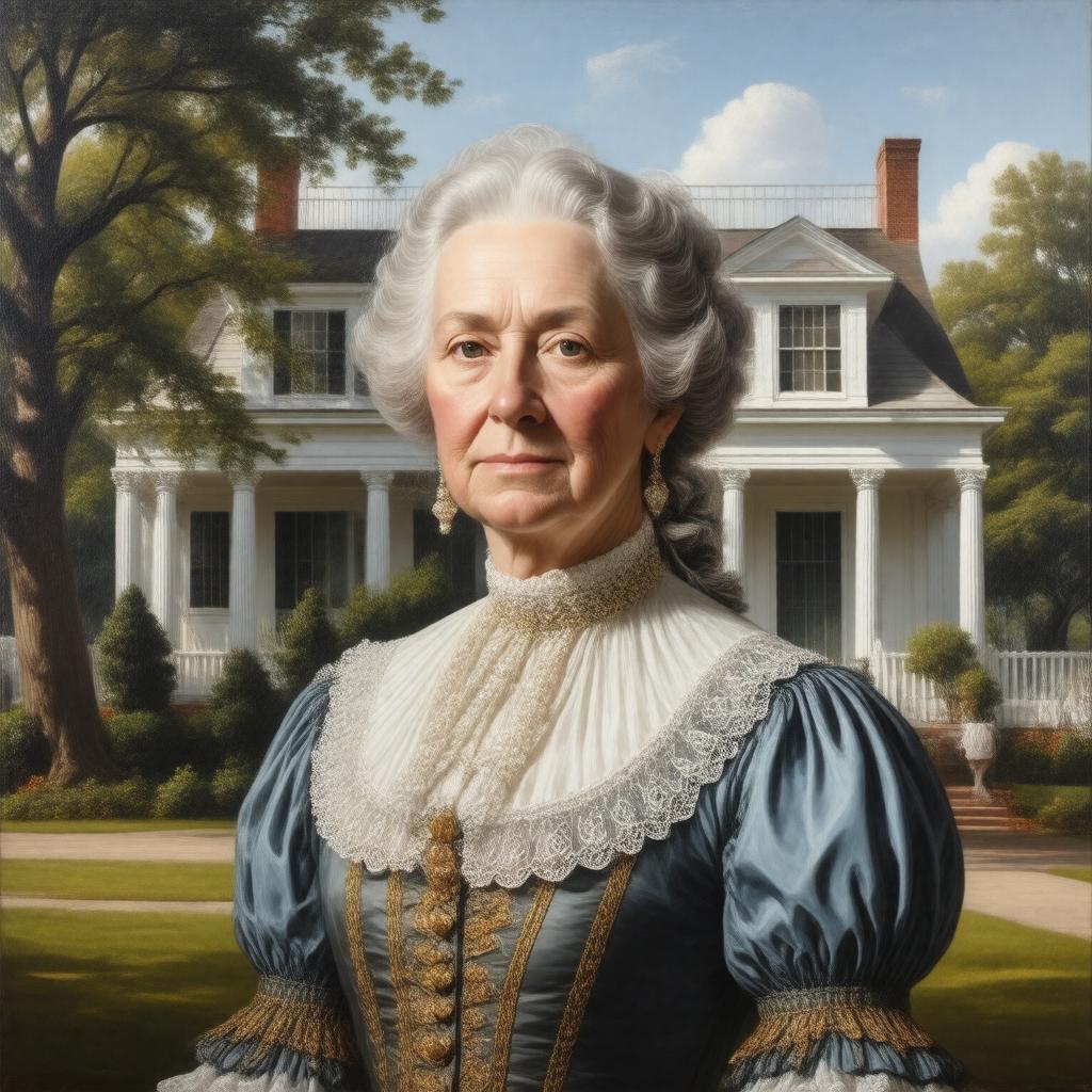 AI-created image of Mary Ball Washington