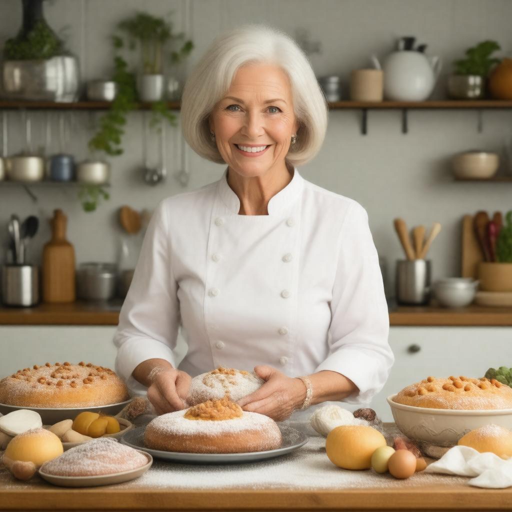 AI-created image of Mary Berry
