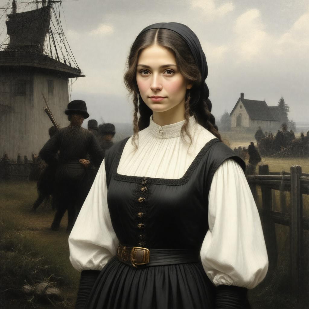 AI-created image of Mary Brewster