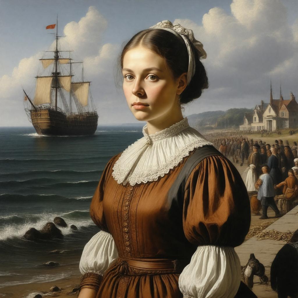 AI-created image of Mary Chilton