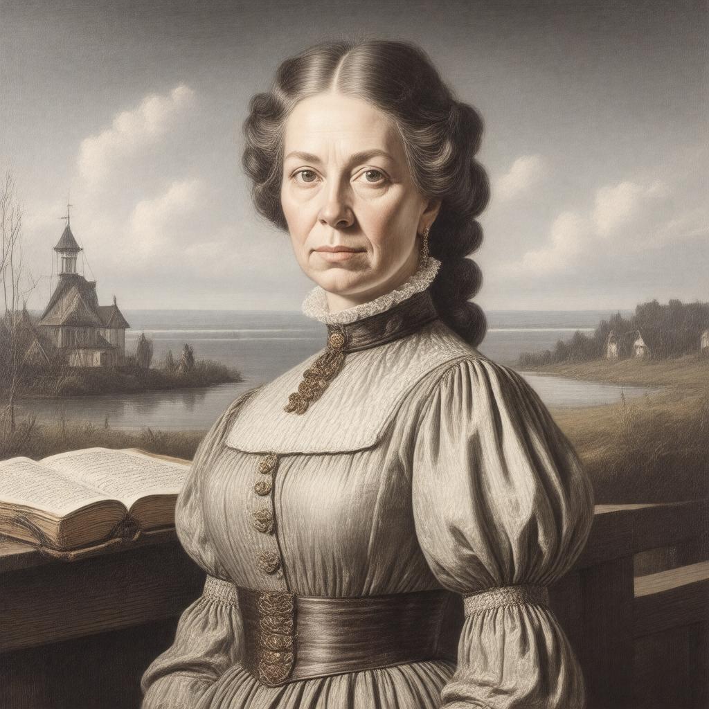 AI-created image of Mary Coffin Starbuck