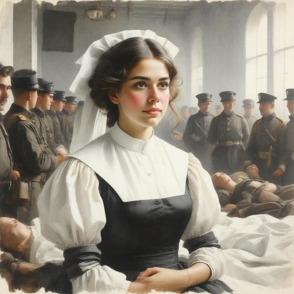 Click to view larger image AI-created image of Mary Dodgson