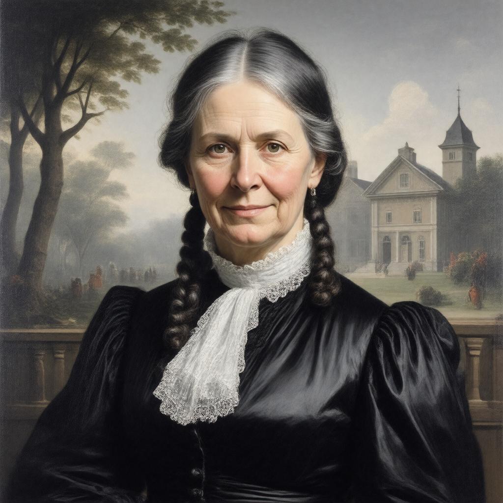 AI-created image of Mary Easton Sibley
