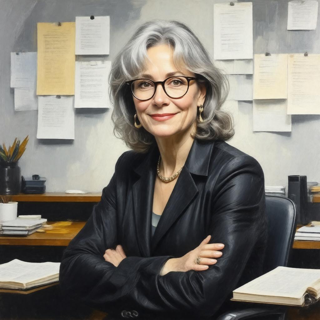 AI-created image of Mary Ellen Quinlan