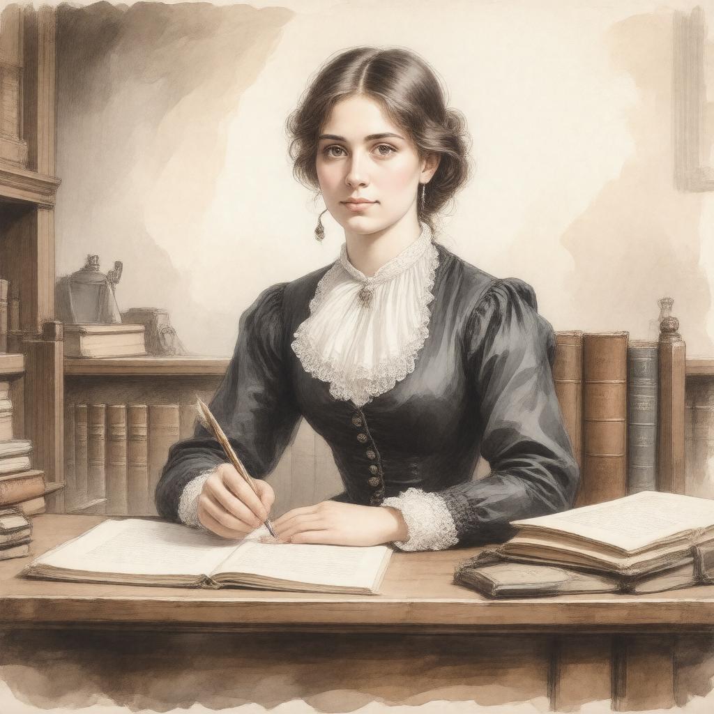 Click to view larger image AI-created image of Mary Elliott