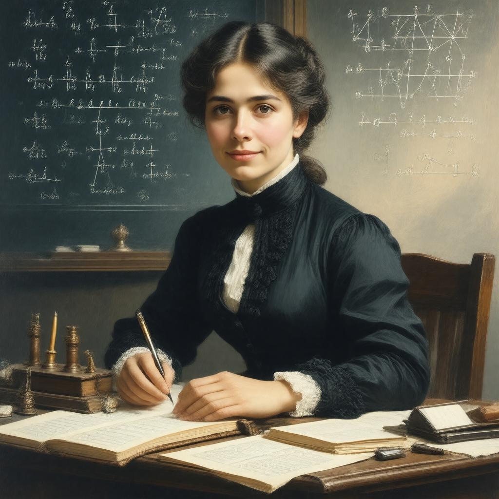 Click to view larger image AI-created image of Mary Everest Boole