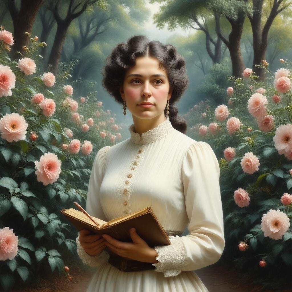 Click to view larger image AI-created image of Mary Frances Andrews