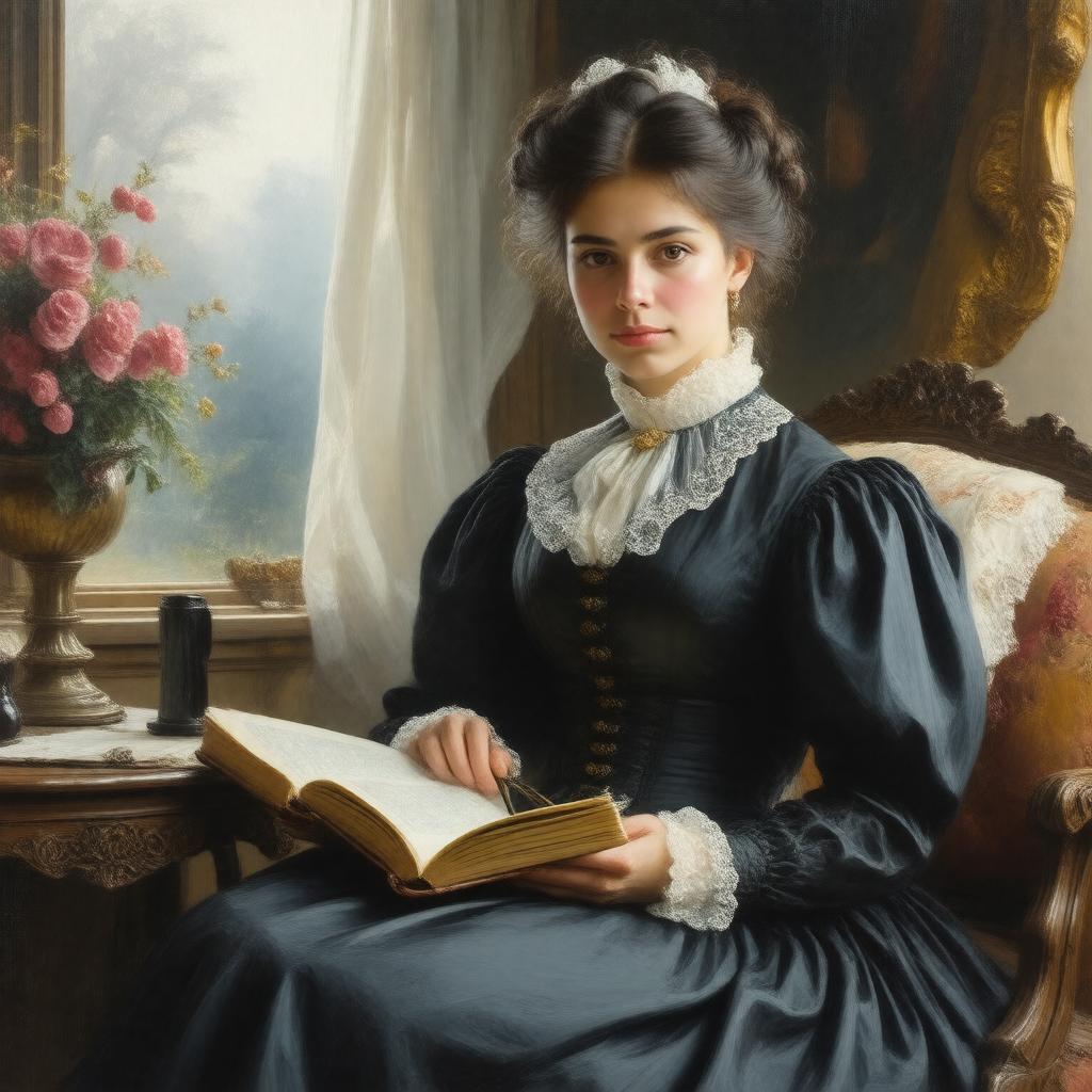 AI-created image of Mary Garth