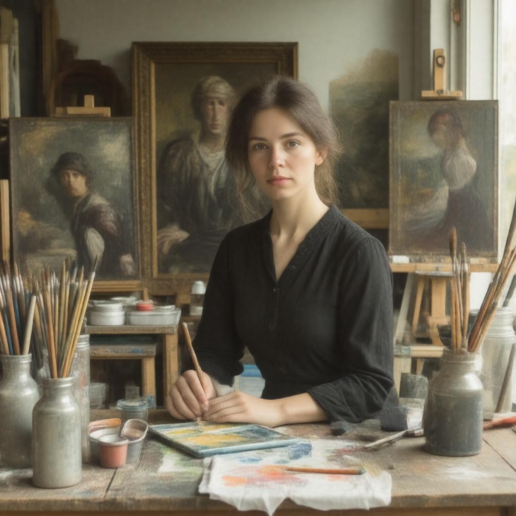 AI-created image of Mary Georgina Newton