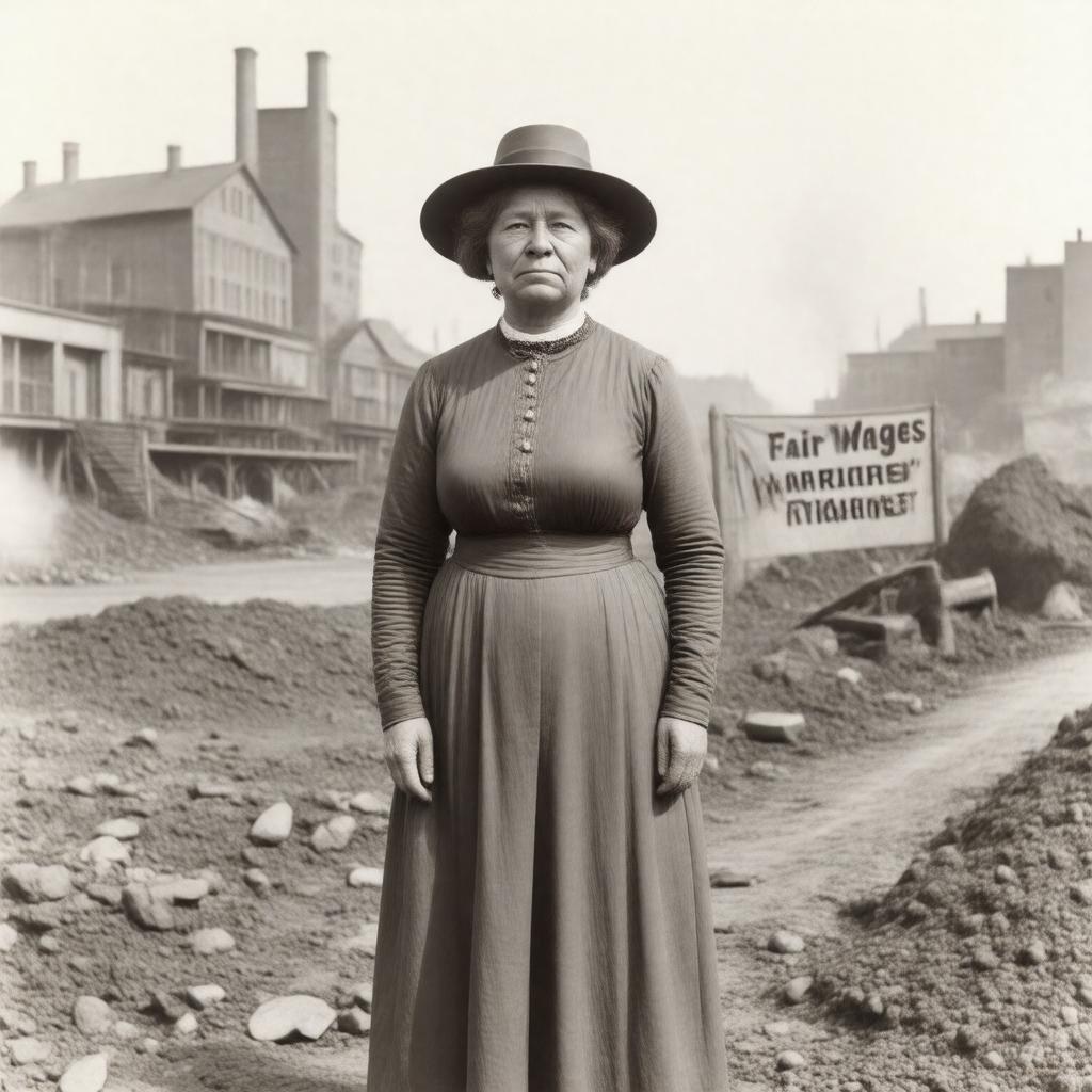 AI-created image of Mary Harris Jones