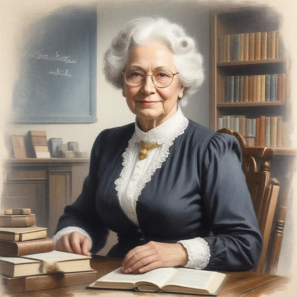 Click to view larger image AI-created image of Mary Johnson Ball