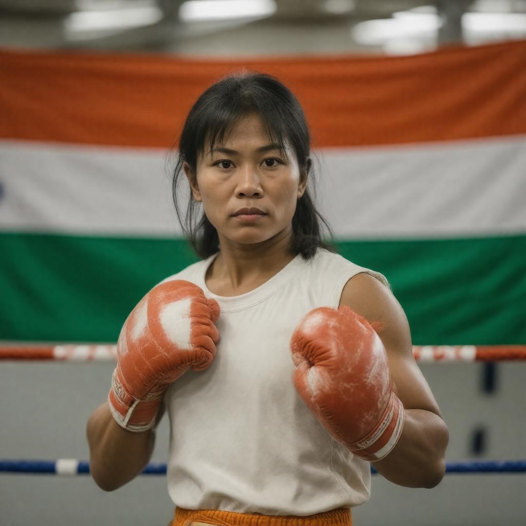 AI-created image of Mary Kom