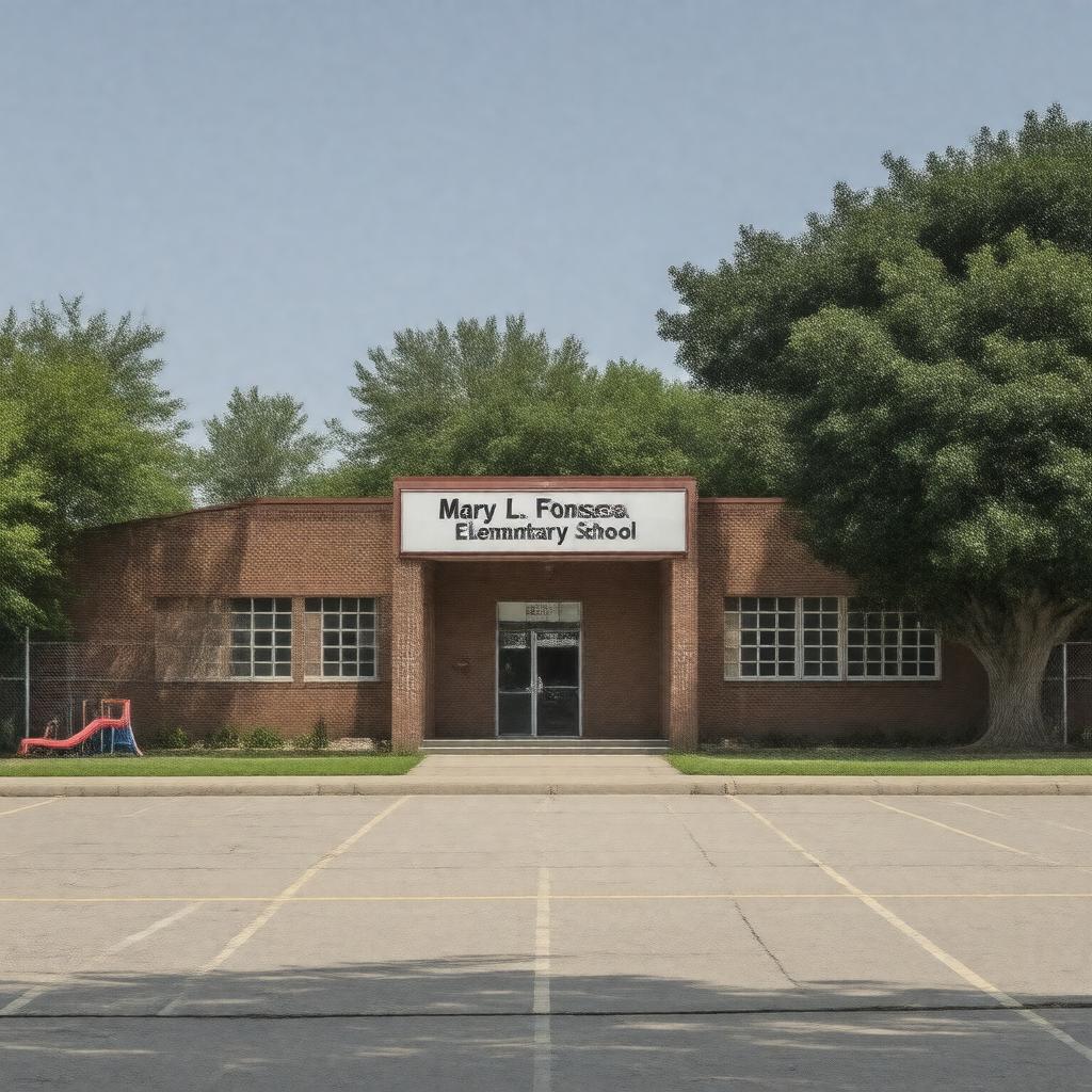 AI-created image of Mary L. Fonseca Elementary School