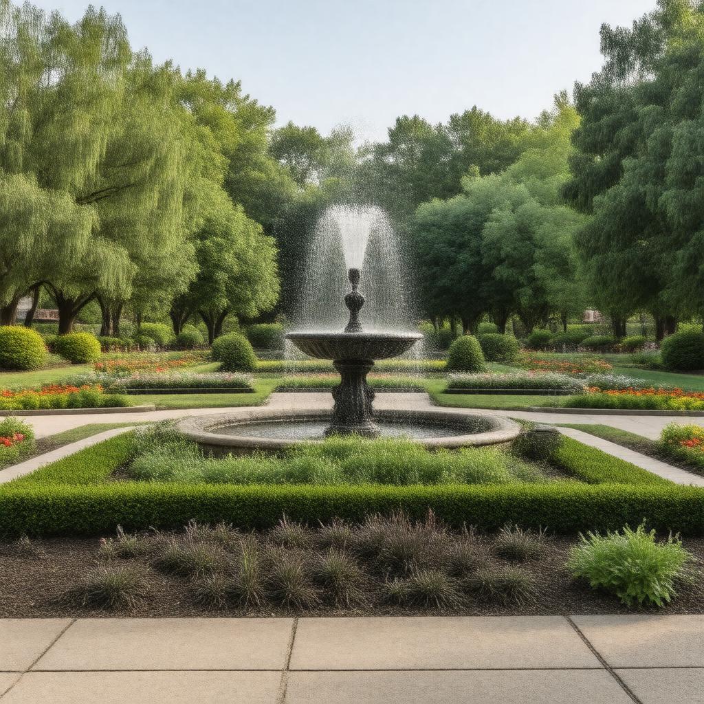 AI-created image of Mary Livingston Ripley Garden