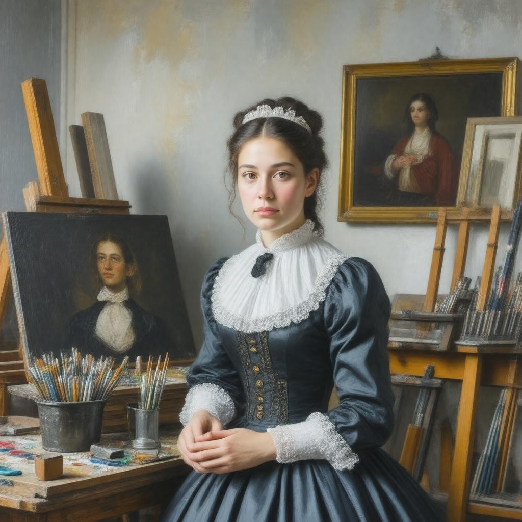 Click to view larger image AI-created image of Mary Lloyd Key