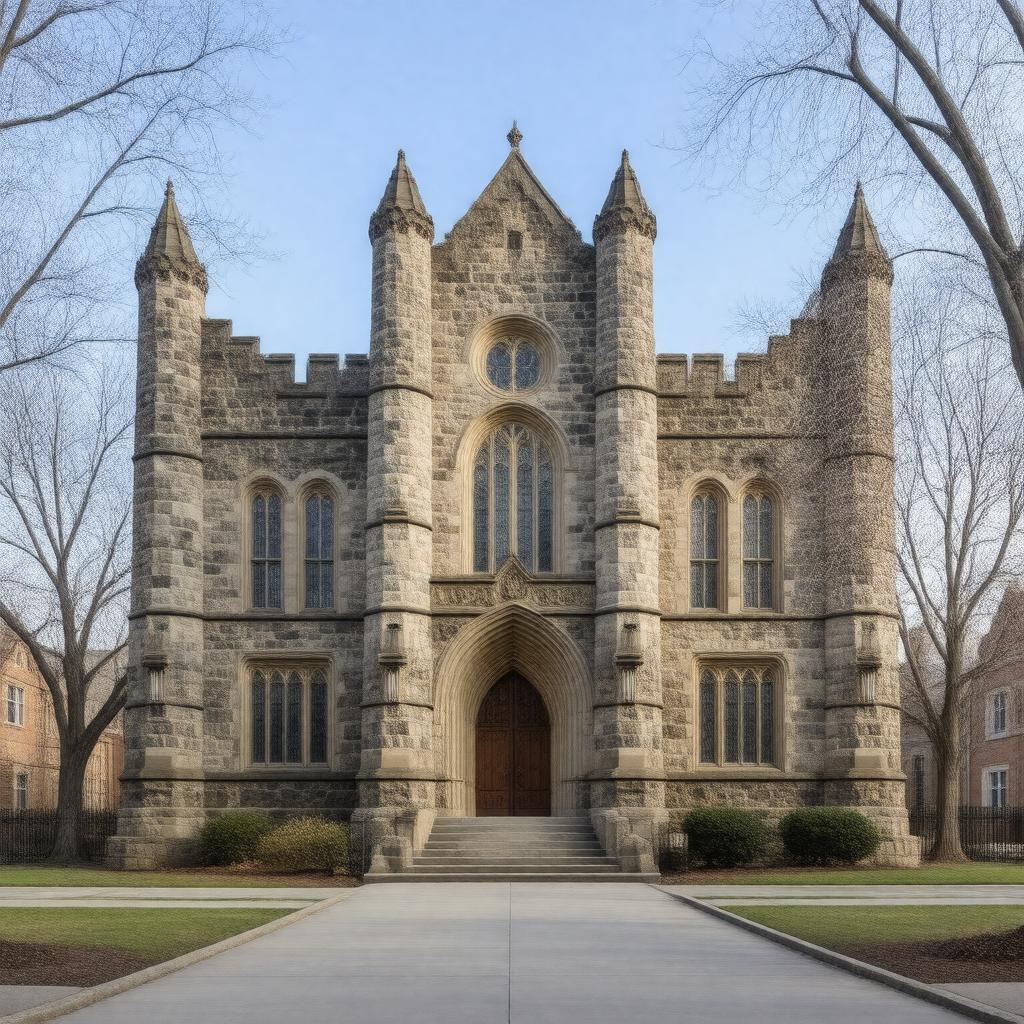 AI-created image of Mary Lyon Hall