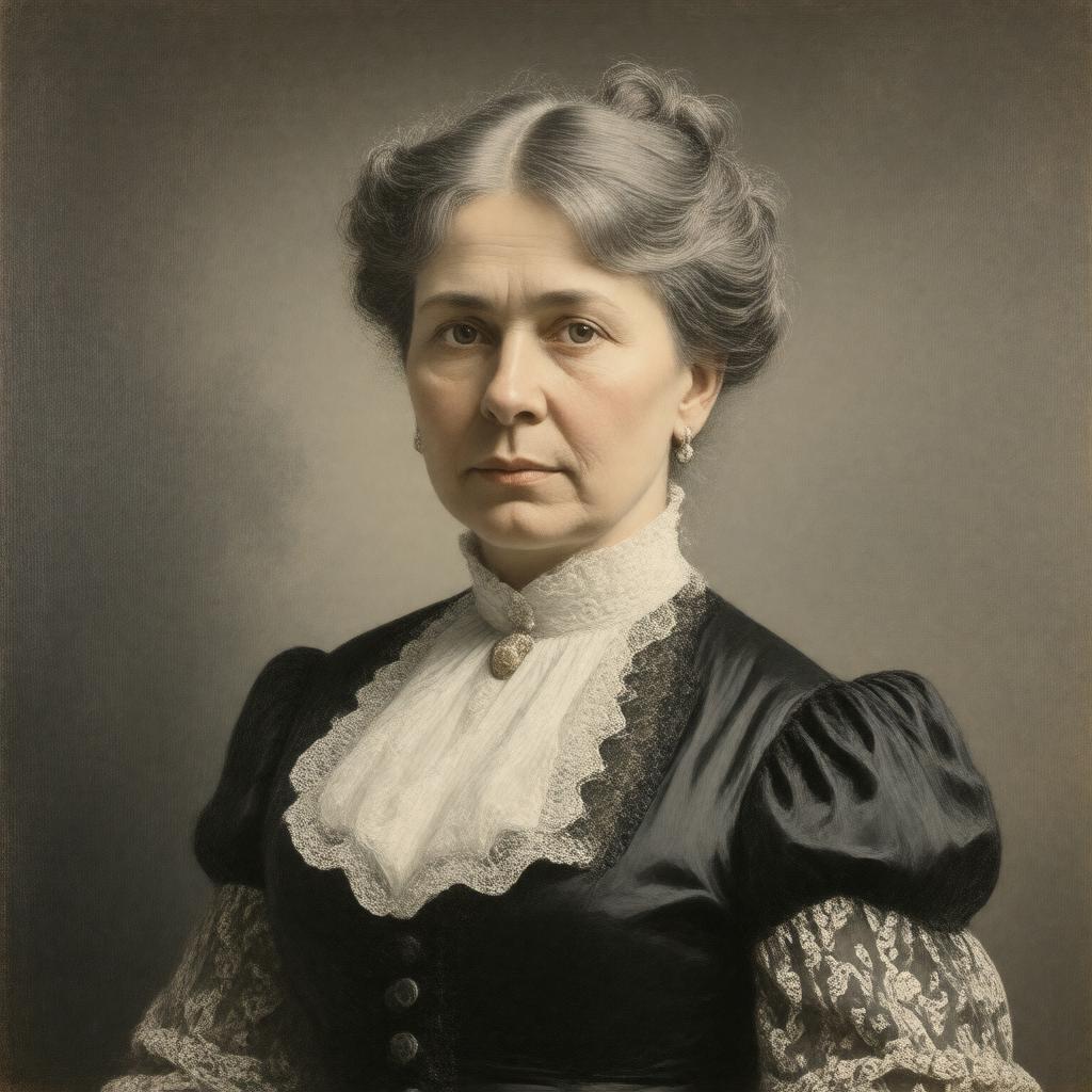 Click to view larger image AI-created image of Mary McAfee Atkins