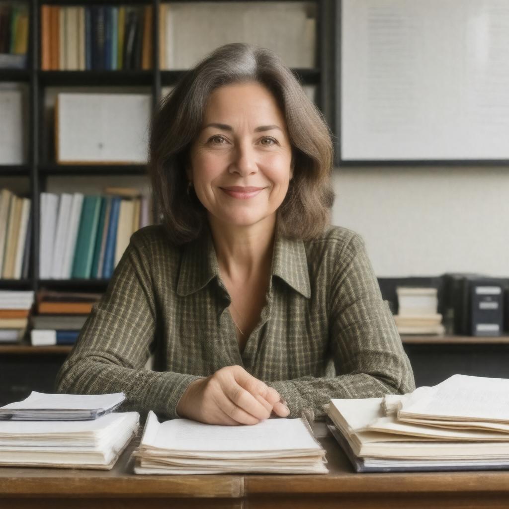 AI-created image of Mary Norris