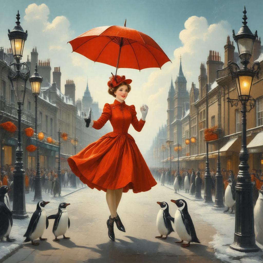 AI-created image of Mary Poppins Returns (2018 film)