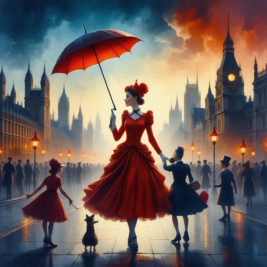 AI-created image of Mary Poppins (musical)