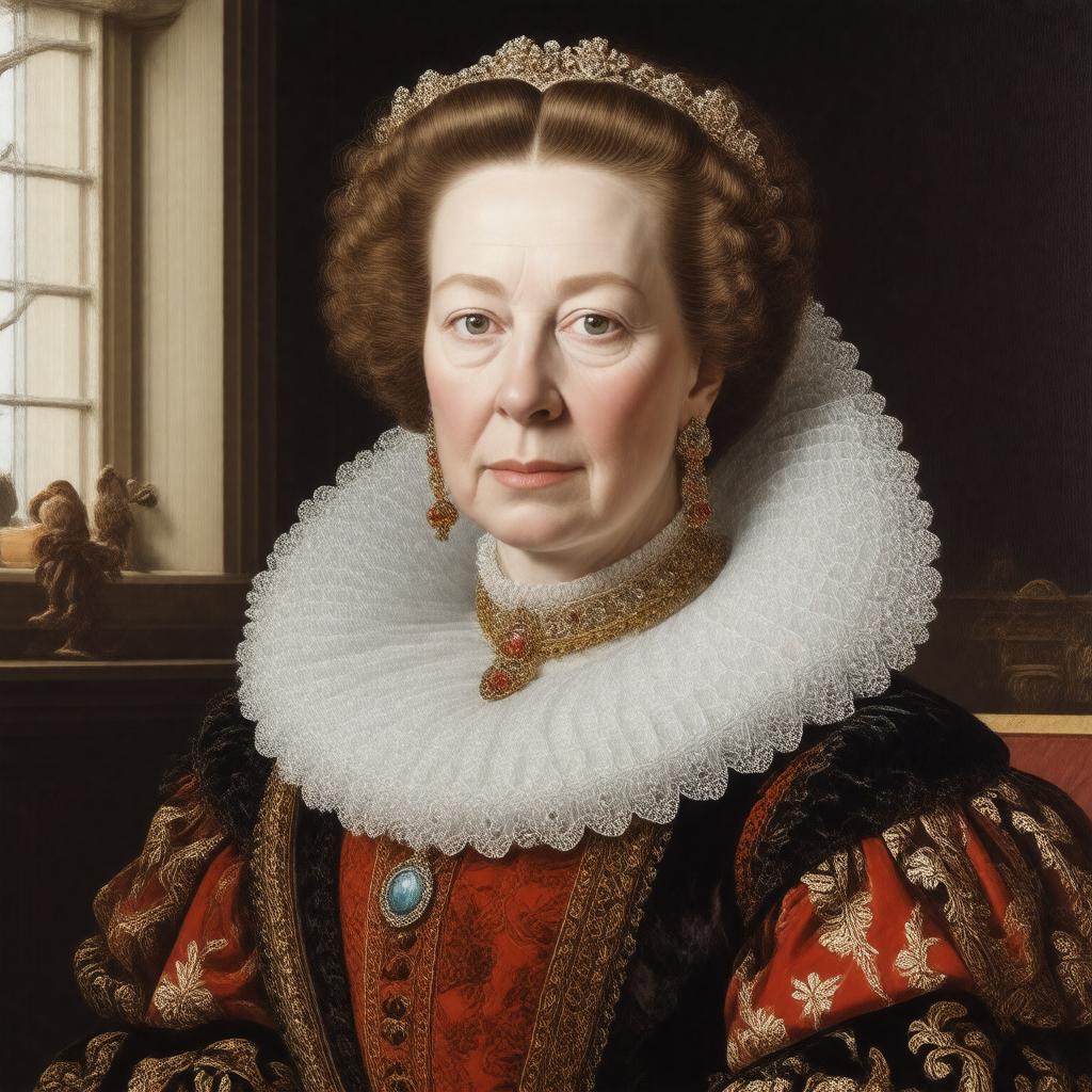 AI-created image of Mary, Princess Royal