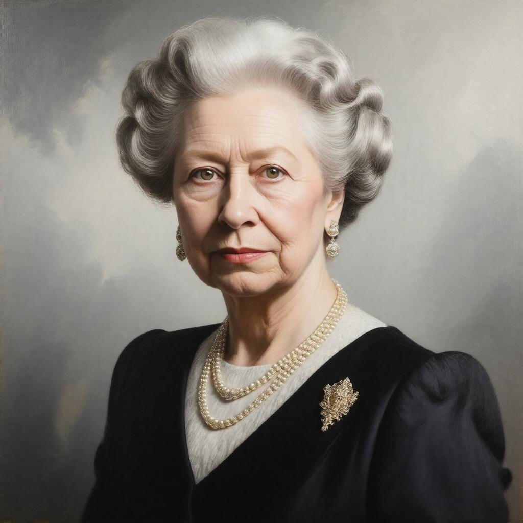 AI-created image of Mary Rhys-Jones