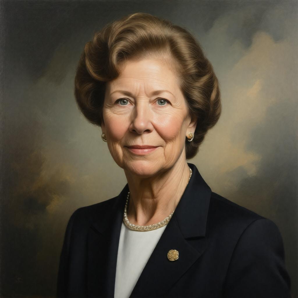 AI-created image of Mary Robinson