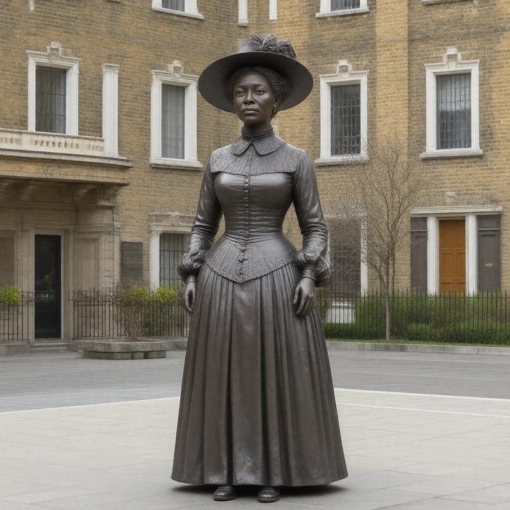 AI-created image of Mary Seacole Memorial Statue