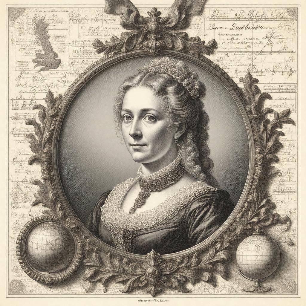 Click to view larger image AI-created image of Mary Somerville Medal and Prize