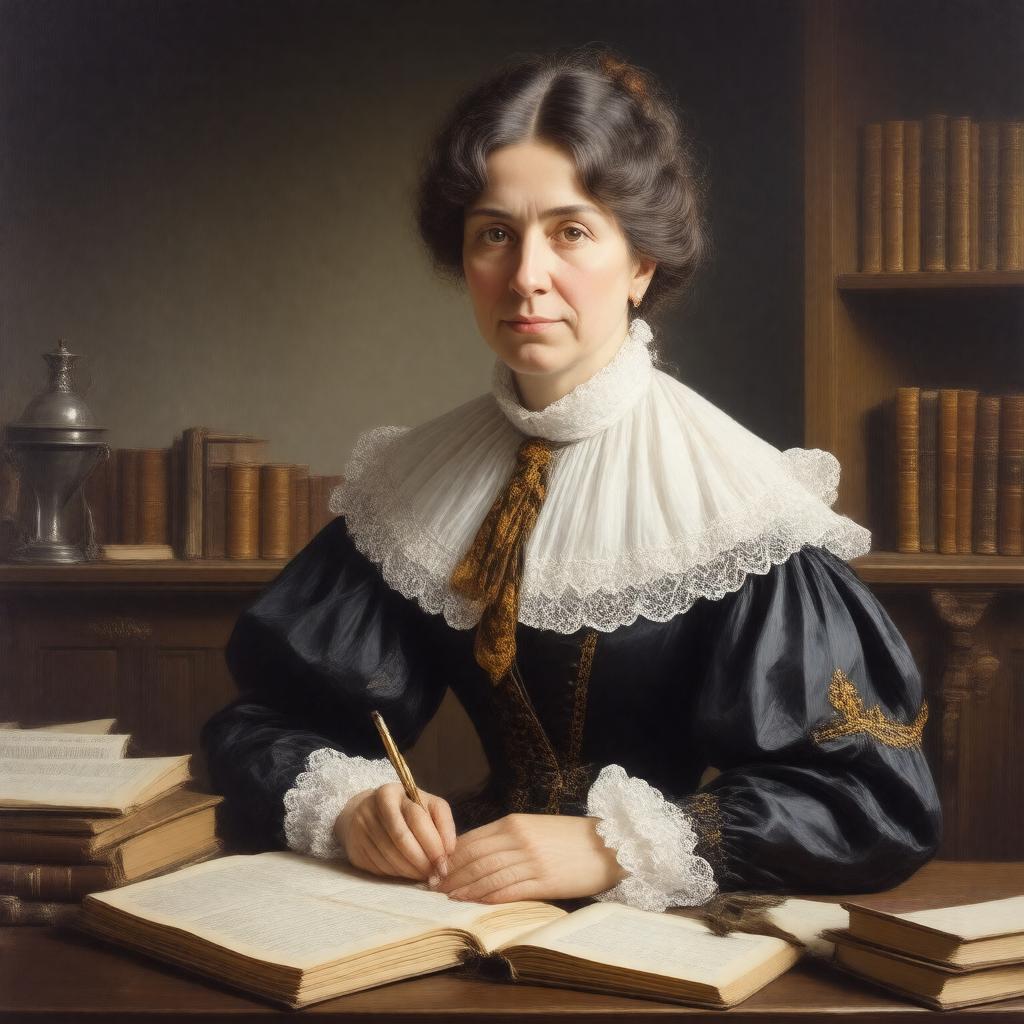 AI-created image of Mary Somerville