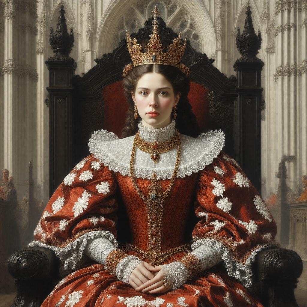AI-created image of Mary Tudor